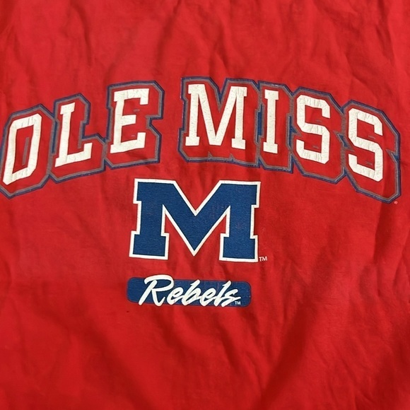 Vintage Starter Ole Miss Rebels t-shirt Size 3XL - Picture 6 of 8